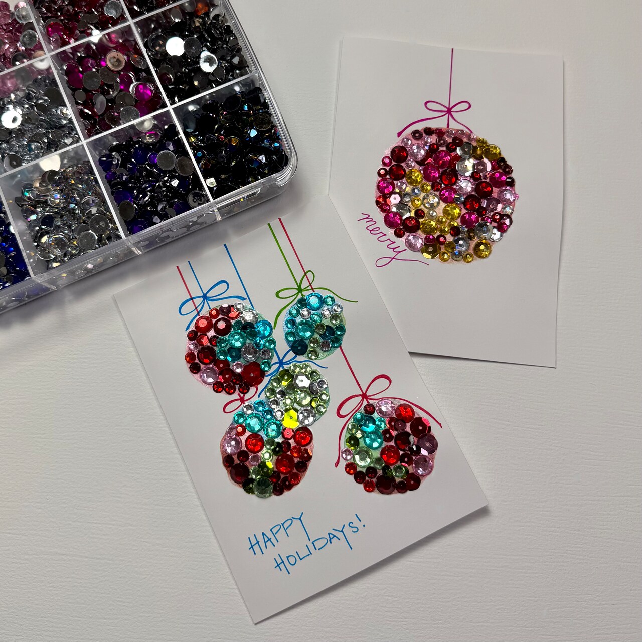 Kids Club: Embellished Ornament Holiday Cards